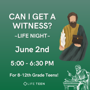 Can I Get A Witness? – Life Night