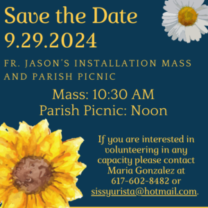 Fr. Jason’s Installation Mass and Parish Picnic